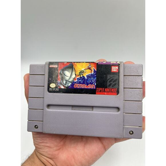 Ultraman (Nintendo SNES, 1991) Authentic Cart Only Tested and Working - Picture 4 of 8